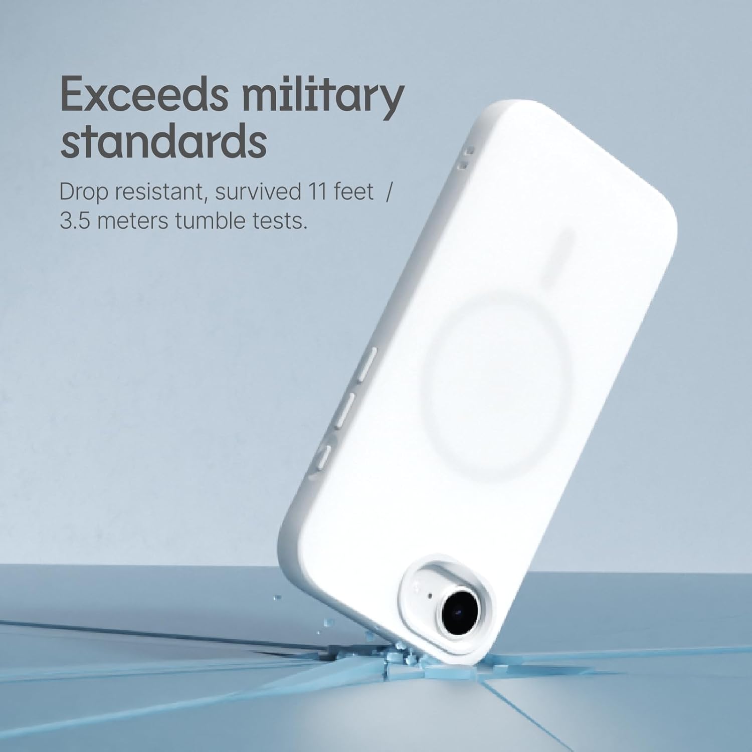 RhinoShield SolidSuit Case Compatible with Magsafe for iPhone 17e / 16e | Shock Absorbent Slim Design Protective Cover with Premium Matte Finish 3.5M / 11ft Drop Protection - Classic Black