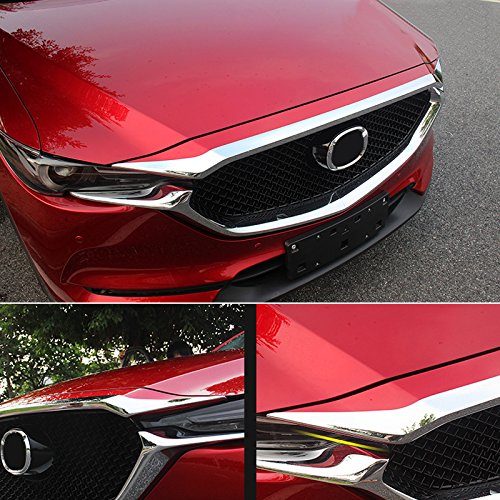 für CX-5 KF 2018-2024 Exterieur Chrom Motorhaube Zierleiste ABS Kunststoff 1 Stück