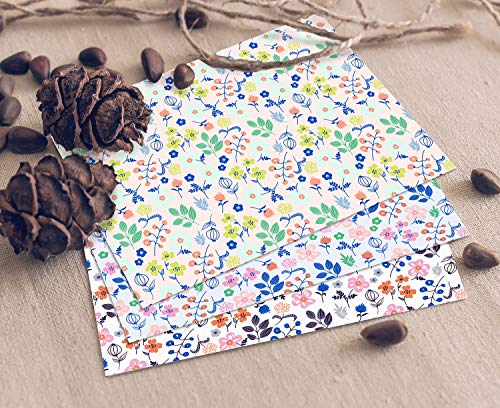 Blank Cards With Envelopes - 48 Vintage Floral Blank Note Cards With Envelopes – 4 Different Assorted Cards For All Occasions! Blank Notecards And Envelopes Stationary Set For Personalized Greeting Ca #TOP7