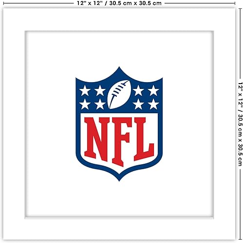 Vista 11 de Trends International Gallery Pops NFL Logo - Shield Canvas Wall Art, Unframed Version, 12" x 12" Gallery Pops Canvas Wall Art