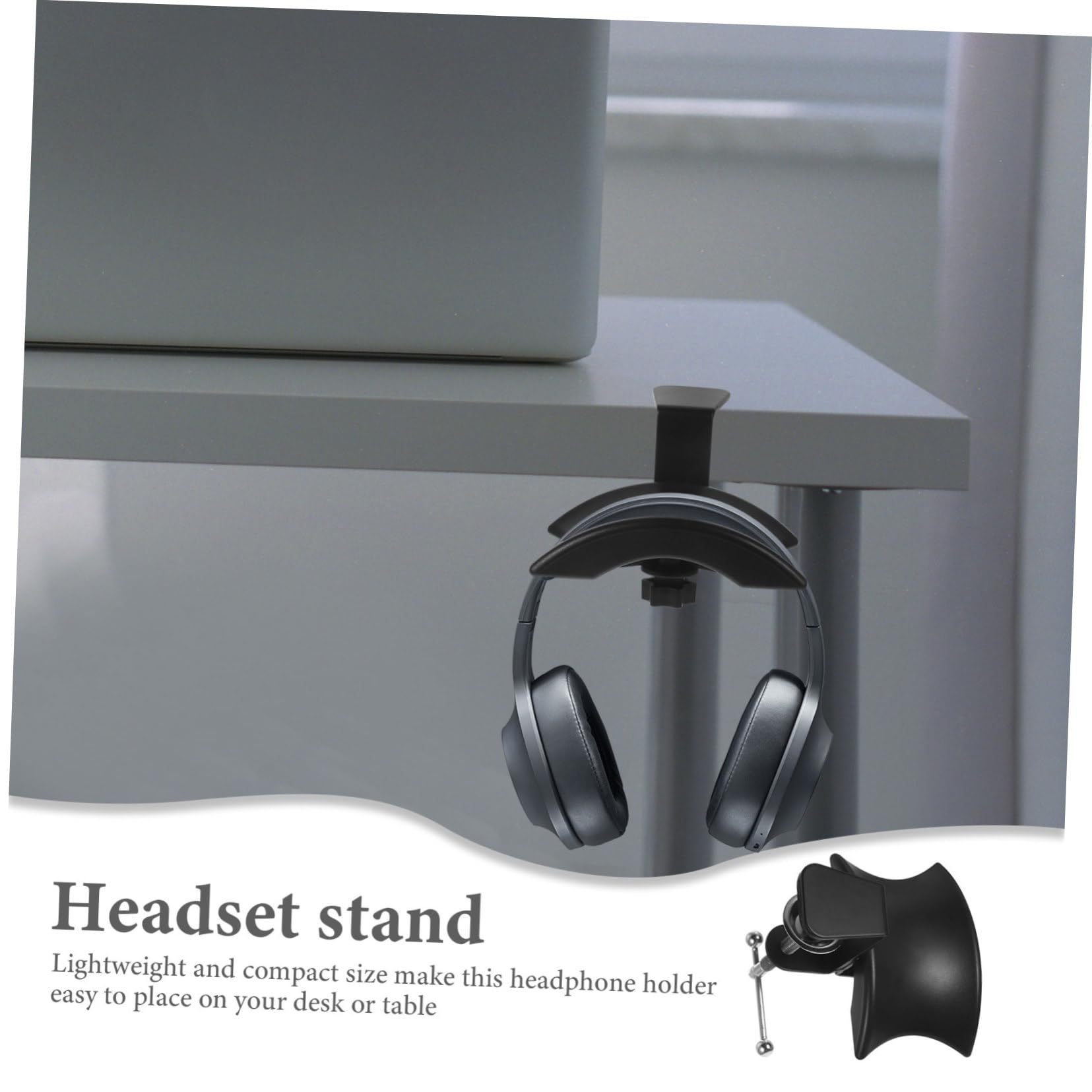 DOITOOL 4piezas Soporte De Auriculares Gaming Organizador De Escritorio Diseño y Resistente Soporte De Exhibición para Auriculares y para y