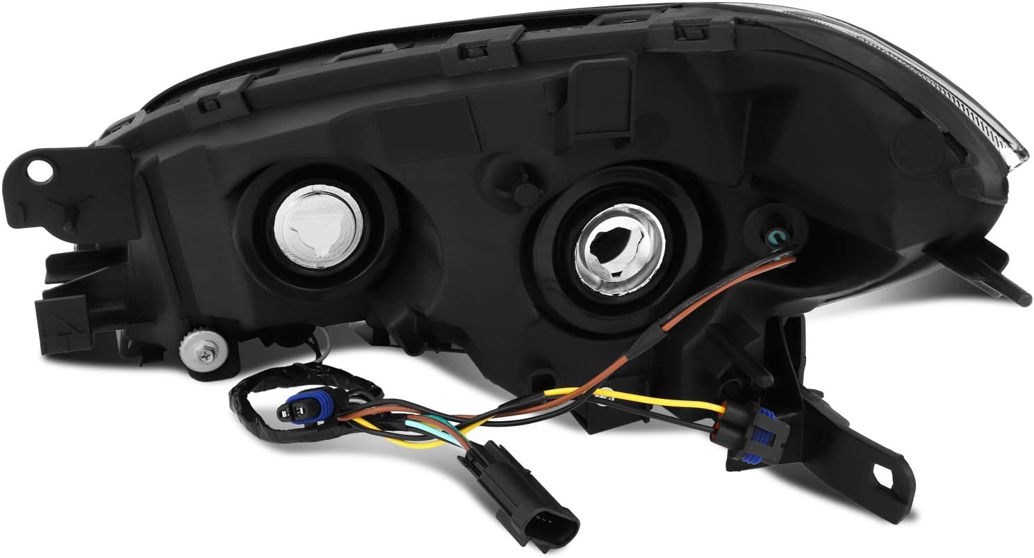 ECCPP Headlight Assembly For Chevrolet For Malibu 2008-2012 Driver and Passenger Side Headlamps