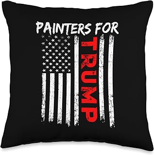 Painters For Trump Take America Back Throw Pillow