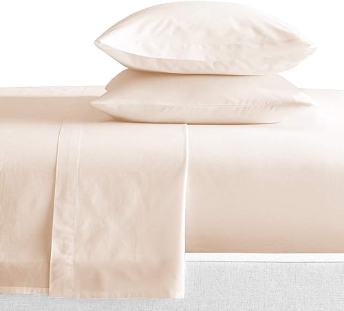 Miniatura 7 de AMAY Juego de sábanas de algodón Giza de 800 hilos, 4 piezas, tamaño Queen para cama, se adapta a colchones de hasta 16 a 18 pulgadas de