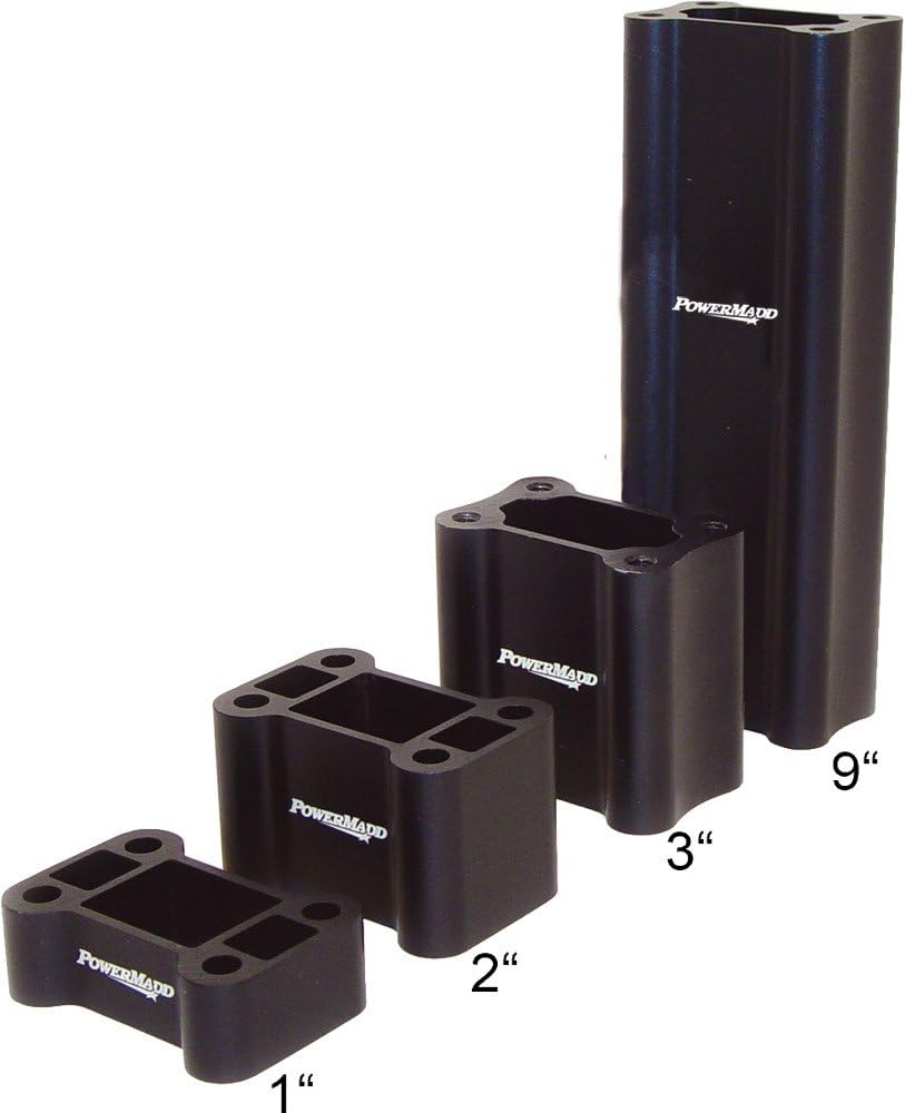 PowerMadd 45401 Universal Extension Block - 1" - Black