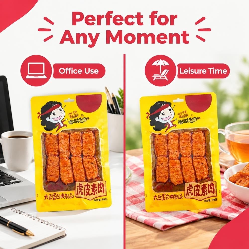 Snack Piccante Alla Soia 90g, 5 Buste