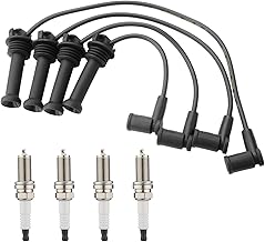 Ignition Cable Set Ignition Coil 1110740 Ignition Cable Compatible with Ford B-Max C-Max Fiesta Focus Mondeo for Volvo C30 S40 V50 1110741,1110742, 1110743