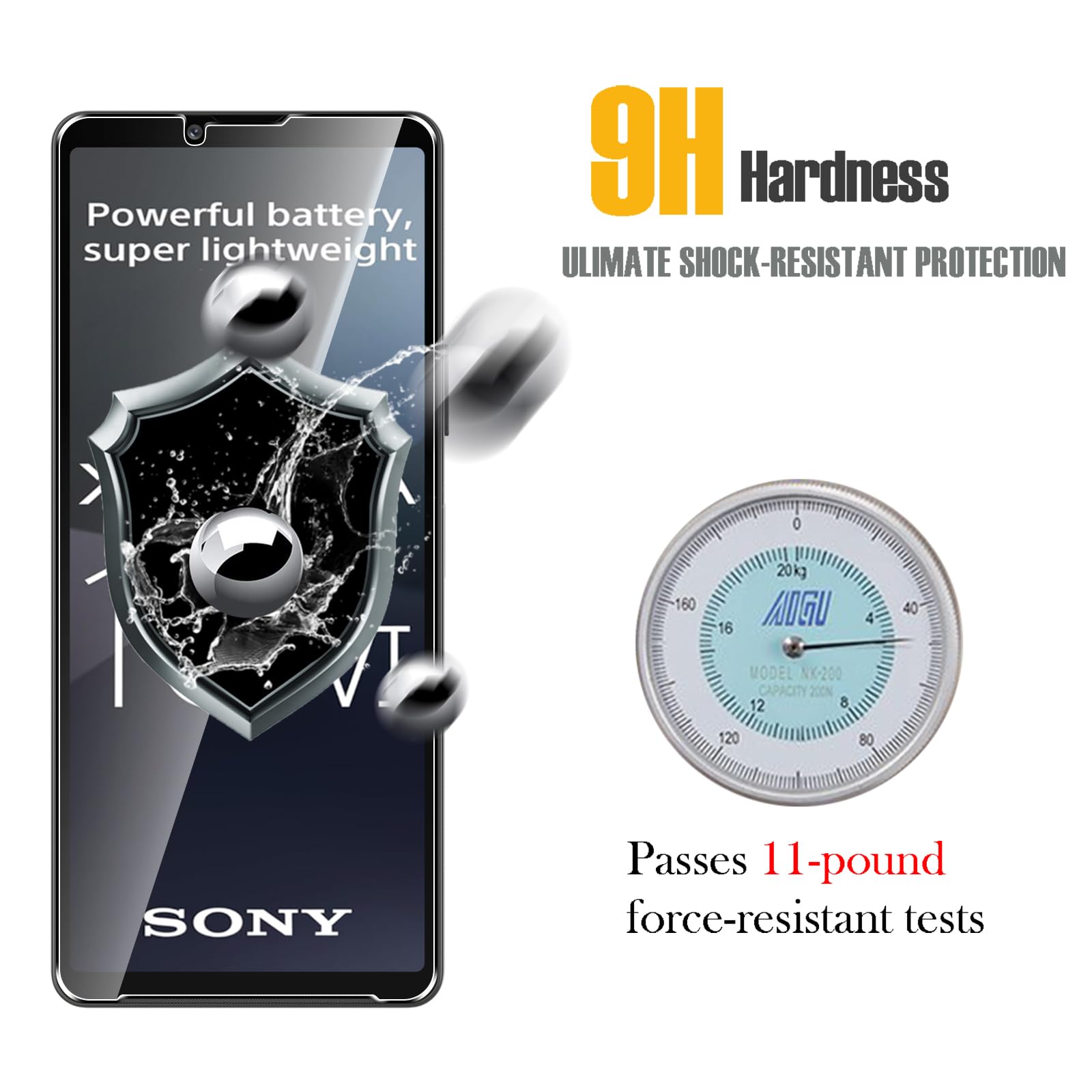 Protector De Pantalla De Hidrogel De Cobertura Total Para Sony Xperia 10 VI Iak 4.ª Generación