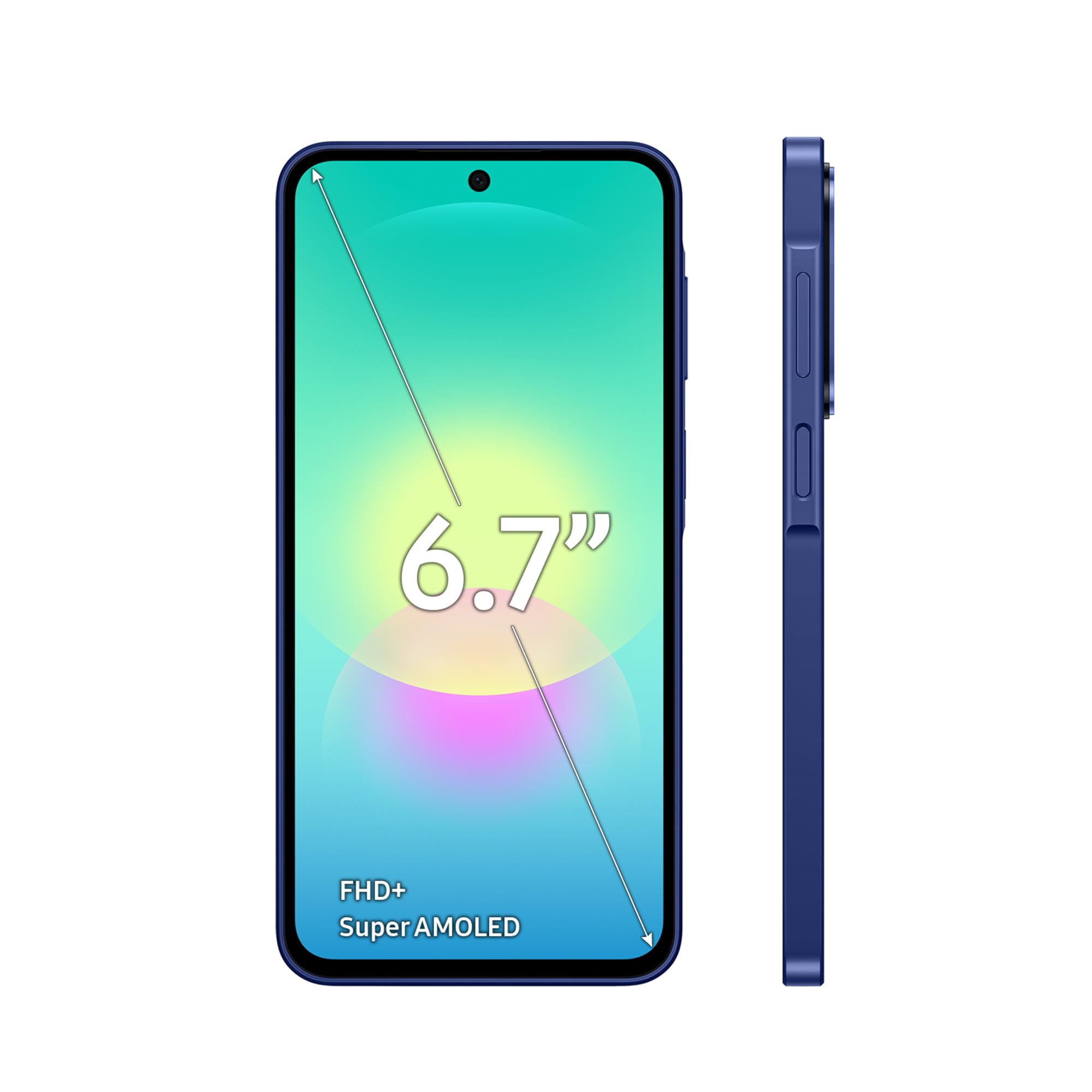 Samsung Galaxy A27 5G 128GB Teléfono Móvi con IA, Azul, Garantía 3+1 Años | Circle to Search, Borrador de objetos, Transcripción de voz, 3 Cámaras, IP64, Batería 5000 mAh, 6x OS upgrades