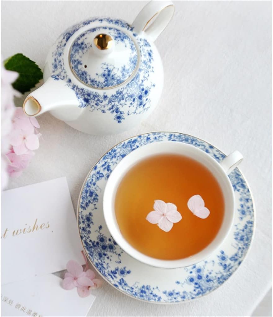 Flower Tea Pot Classical Mother and Child Office Household Ceramic Cup and Plate Afternoon Set