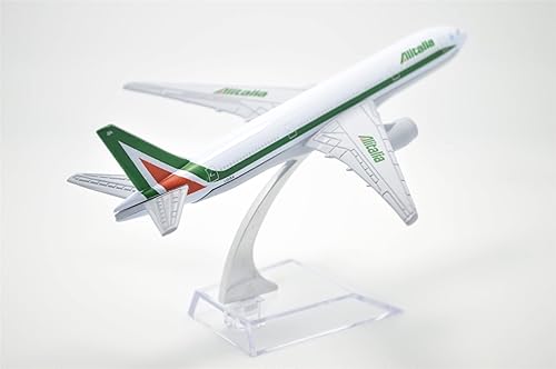 Miniatura 7 de TANG DYNASTY(TM 1400 16cm B777-200 Alitalia Metal Airplane Model Plane Toy Plane Model