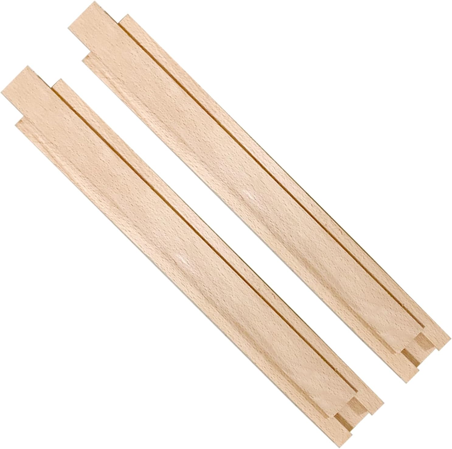 Btibpse Wooden Drawer Slides 40cm Classic Wood Center Guide Track (15-3 ...