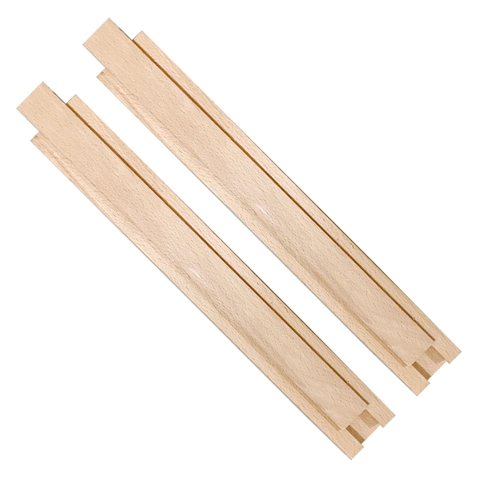 Wooden Undermount Drawer Slides Classic Guide Center Mount Track 15.7 Inchs, Wood Drawer Glides Bottom Rails Replacement Kit(2 PCS)