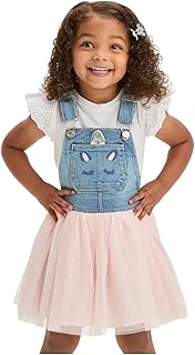 Toddler Girls Denim Unicorn Dress - 4T - Buy now