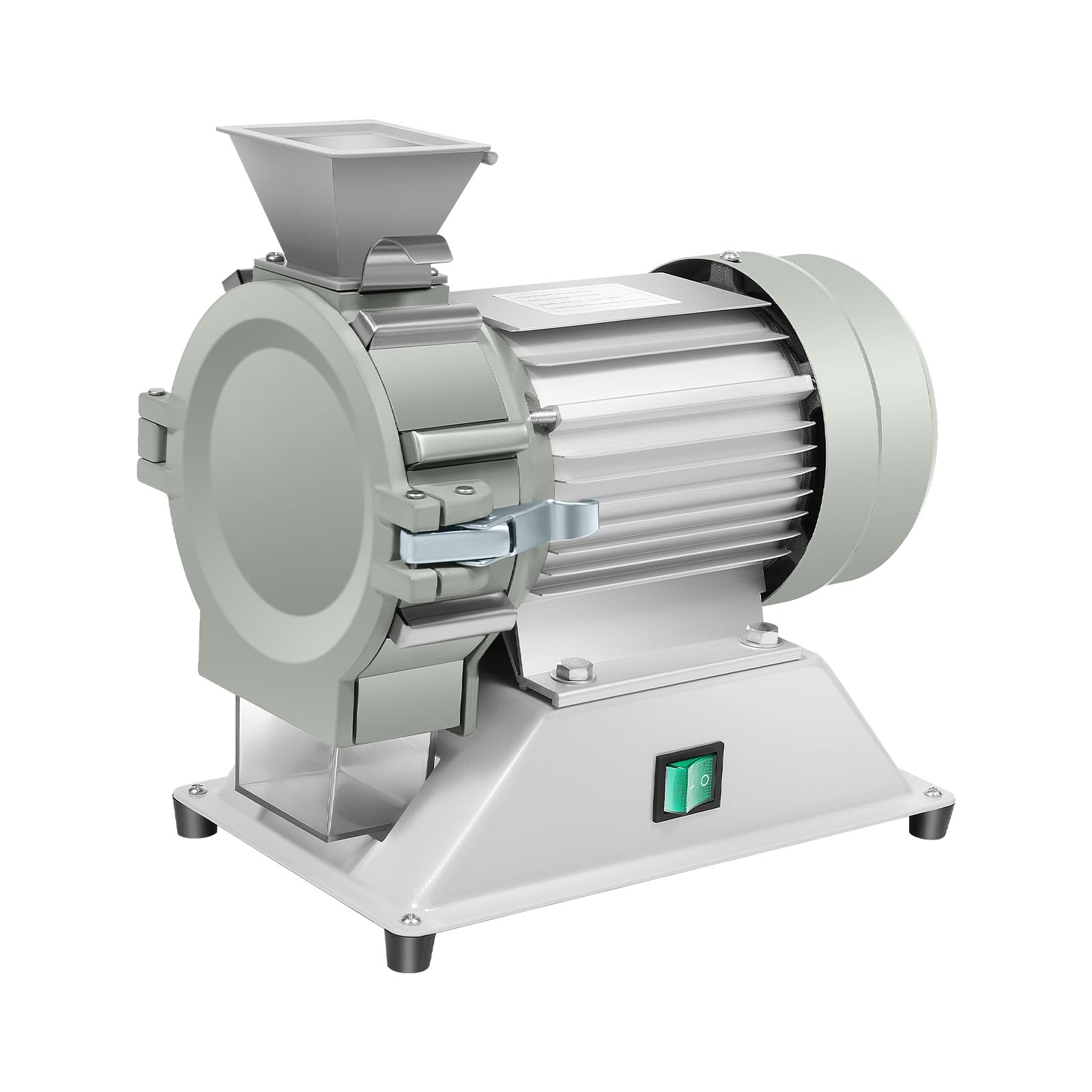 Electric Micro Plant Grinding Machine, 110V Mesh Soil Crusher Pulverizer, 1400r/m Grain Mill Grinder with 10 Blades & 3 Screen Meshes for Restaurants Research Institutes Supermarkets