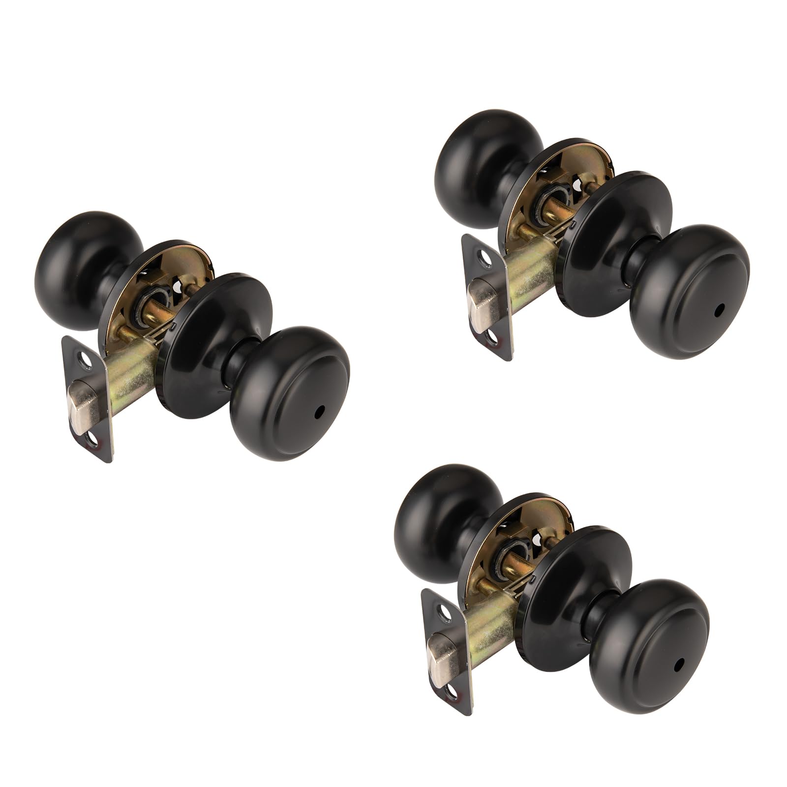 Black Coastal Door Knob - Modern Hardware -18