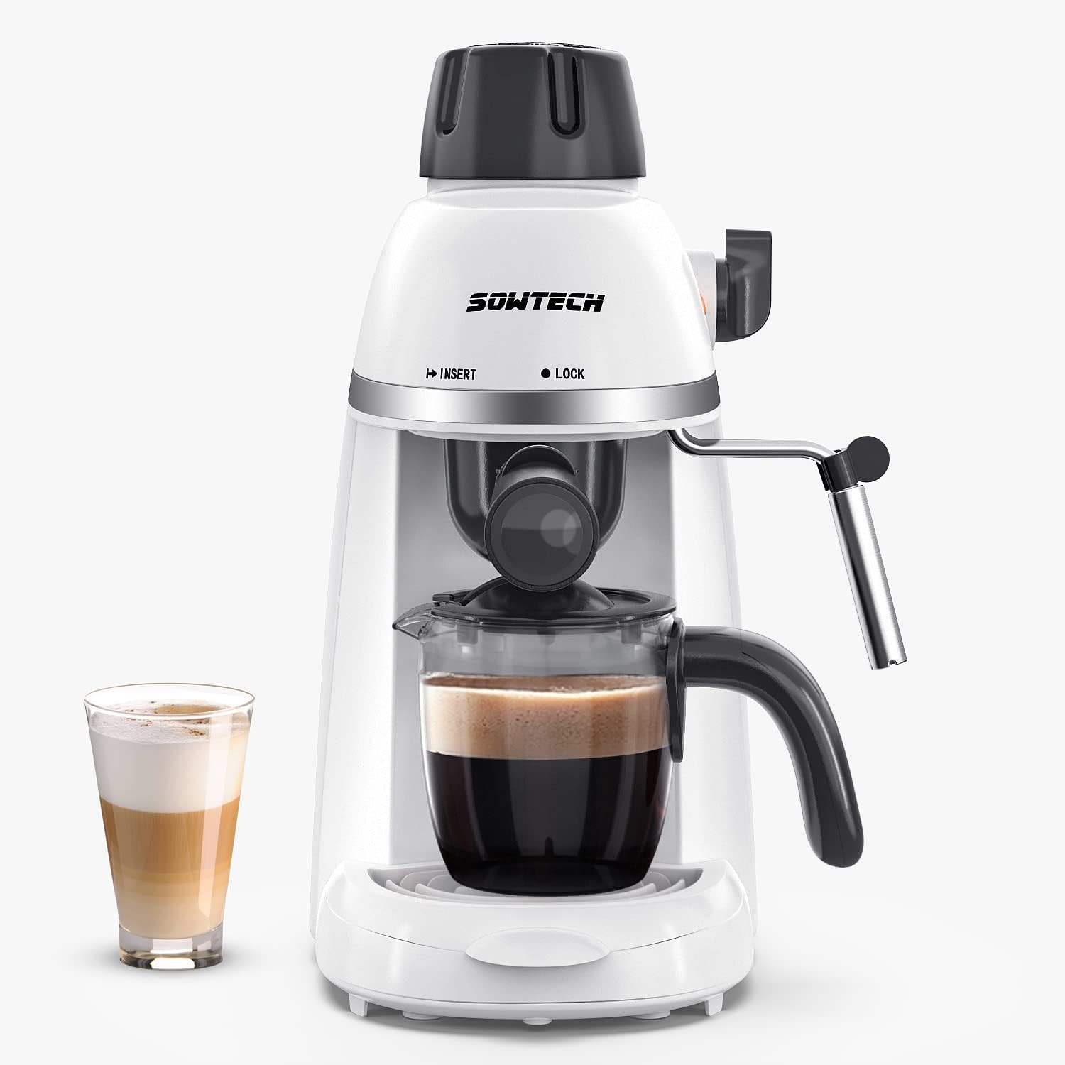 Buy SOWTECH Espresso Coffee Machine Cappuccino Latte Maker 3.5 Bar 14