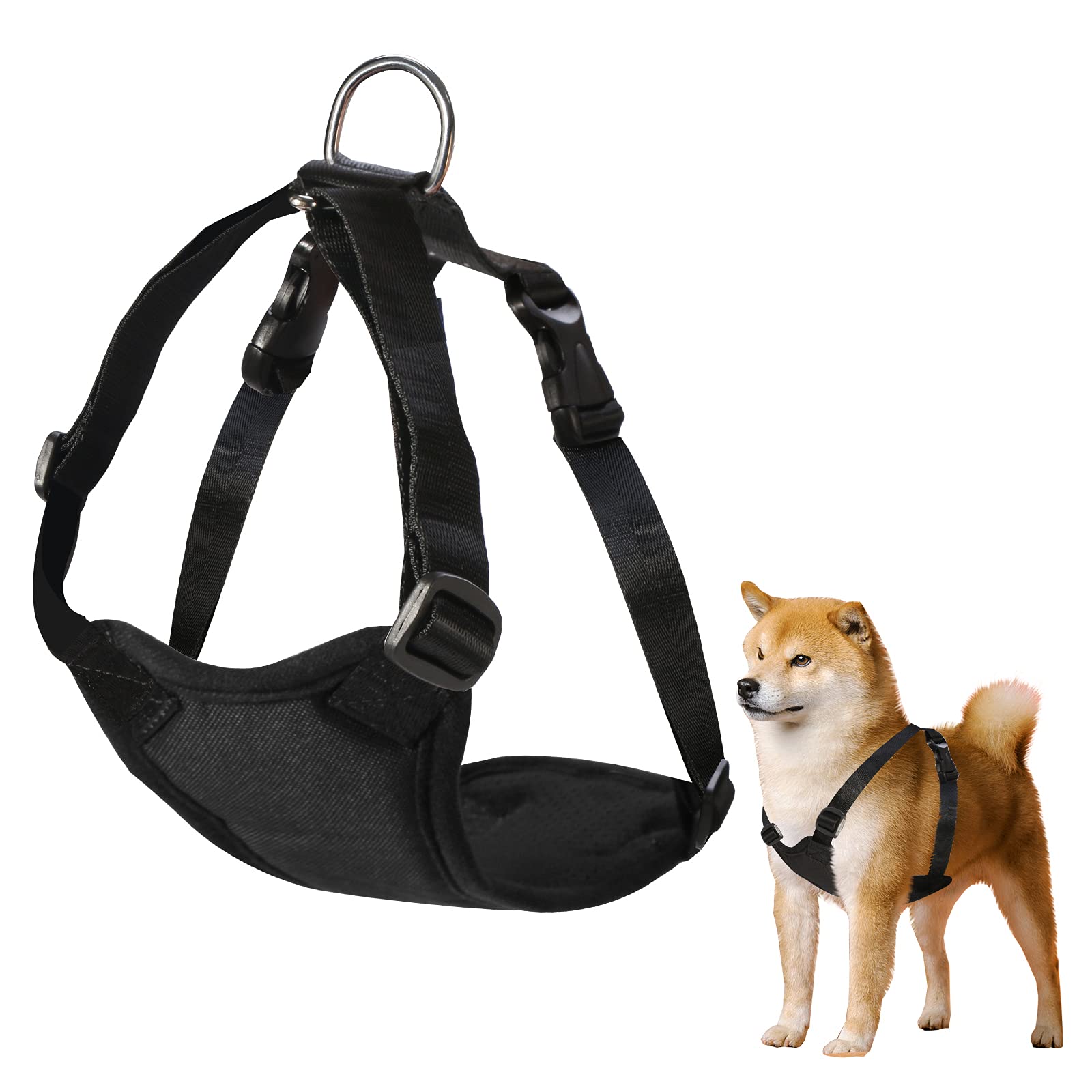 Futurekart Harness Vest For Puppies Adjustable Soft Nylon Puppy With Hook And Loop Straps (Harness Length 9 Inch) (L, Black), Pack Of 1 (B099RPQ66P) Amazon Price History, Amazon Price Tracker