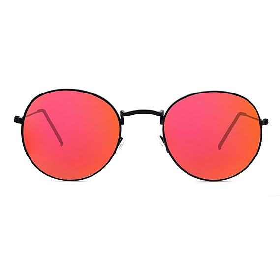 OcnikComfortable Stylish Outdoor casual outfit Light Weight unisex Fashion Goggles round frame sunglass for men & women