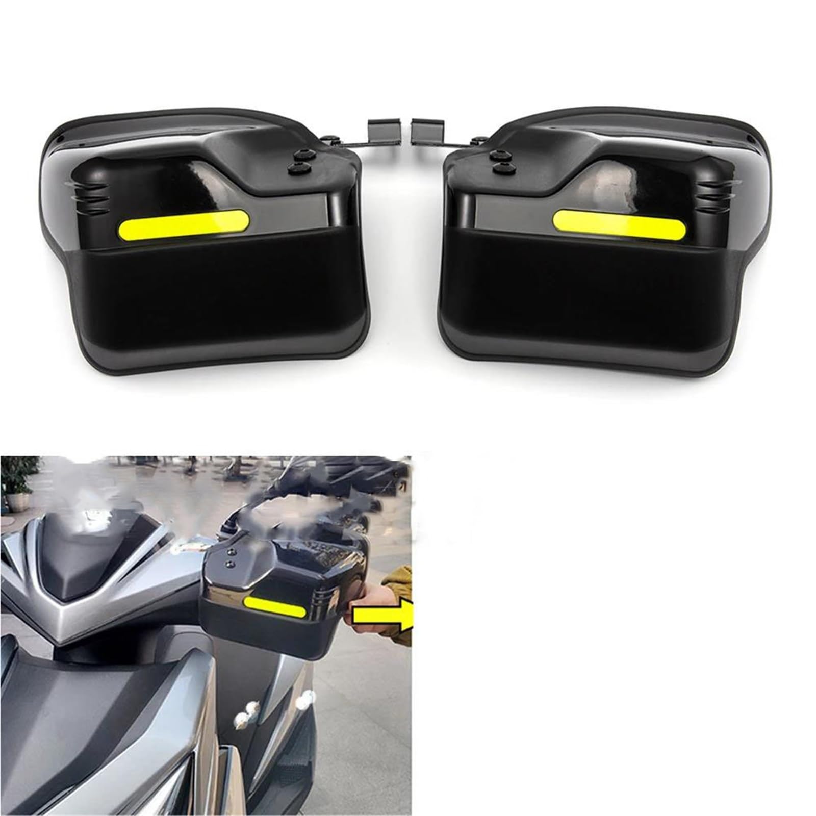 Funda Protectora para Manillar De Motocicleta Y Scooter, Resistente Al Viento Y A La Lluvia, para Manillar De Bicicleta Eléctrica. Protector