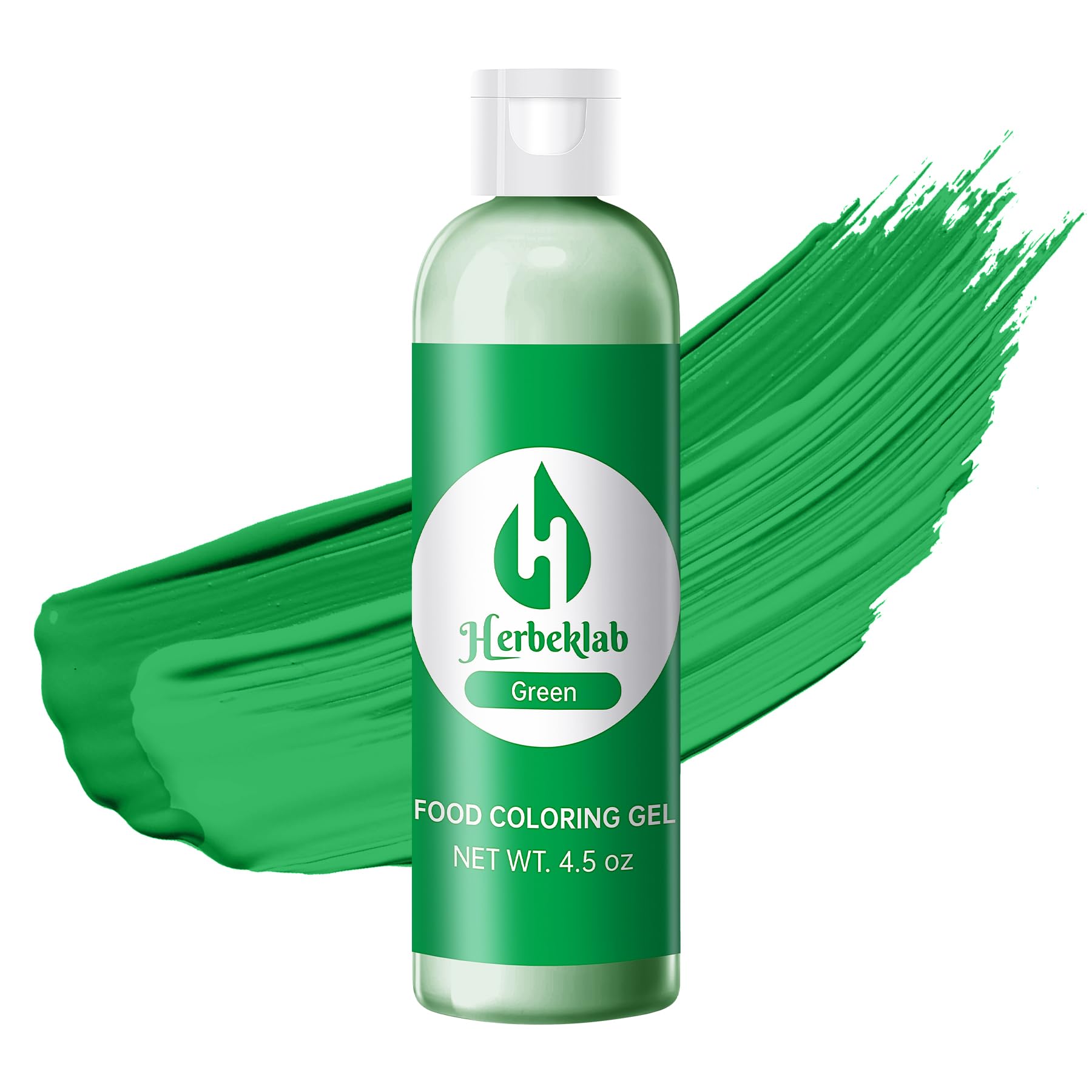 Green Gel Food Coloring – 4.5 oz Professional Grade Concentrated Food Dye, Gel Based Coloring for Icing, Baking, Cake Decorating & Cookies