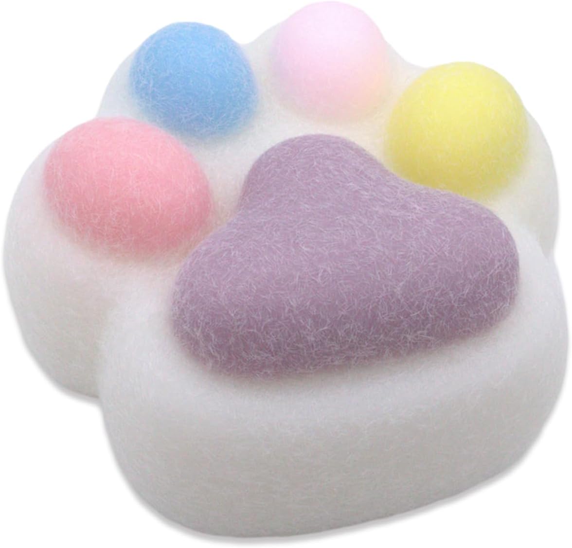 Giant Colorful Cat Paw Squishy Toy Taba Squishy Slow Rising Stress Relief Fun and Cute Plaything Perfect for Birthday Gift and Decoration (XL)