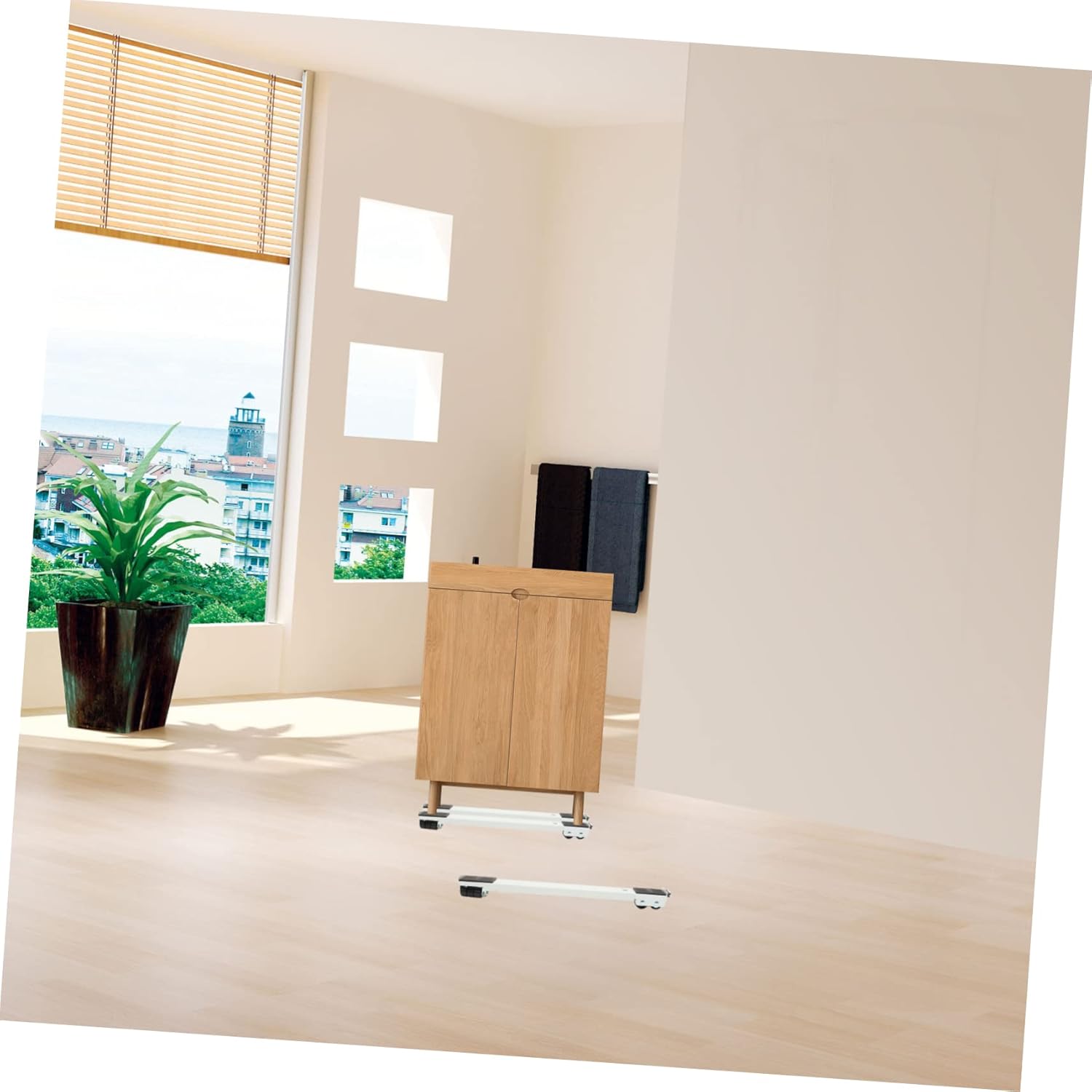 jojofuny Extendable Appliance Rollers Easy Sliders Washer Fridge Moving Bracket Non-Slip Pads for Washing Machine Refrigerator Dryer