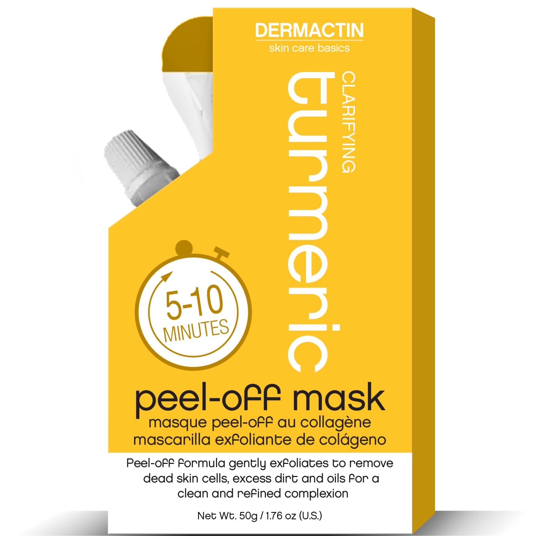 Amazon.com : Dermactin Skin Care Basics Clarifying Turmeric Peel