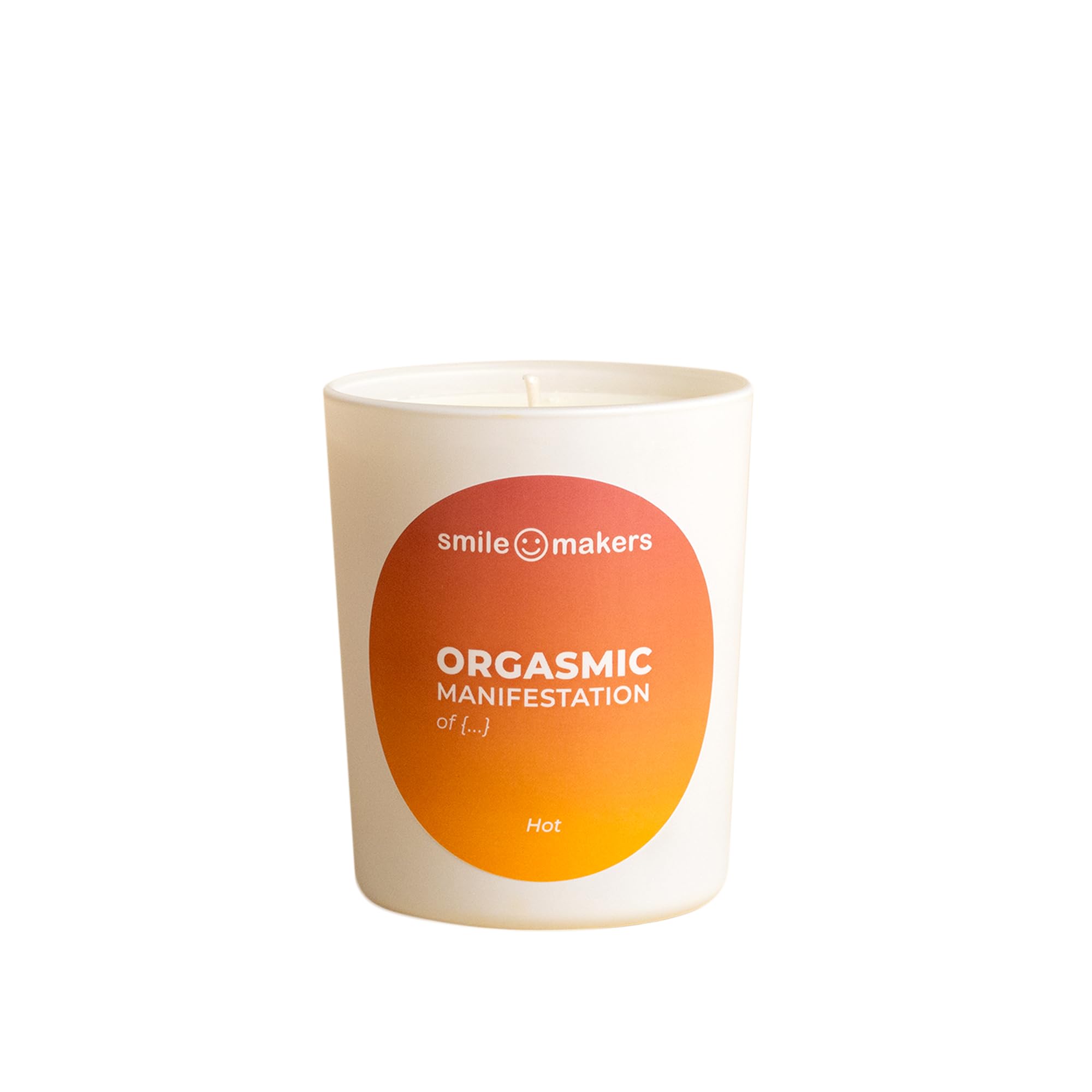 Smile Makers Orgasmic Manifestation Hot Scented Candle, 12 cm (Modern, Round, Indoor, All Season, 180 g, 1 count)