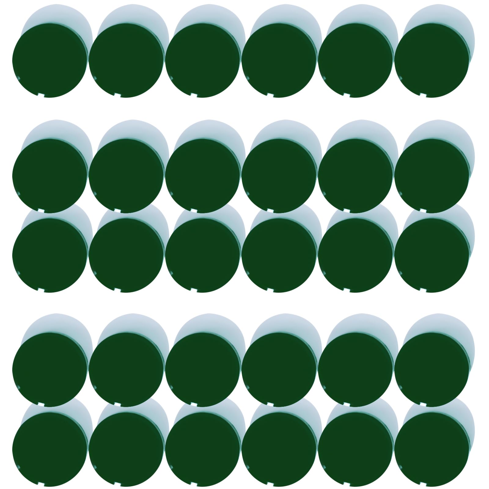 DUJEQM Fridge Magnets 30PCS Deep Green, Strong Magnet Mini Round Decorative Magnets