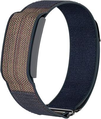 Nylon Replacement Band, Compatible with Amazfit Helio Strap Hard Metal Case Not Included   Adjustable, Breathable Sport Wristband for Fitness Tracker, Comfortable for All-Day Wear Large