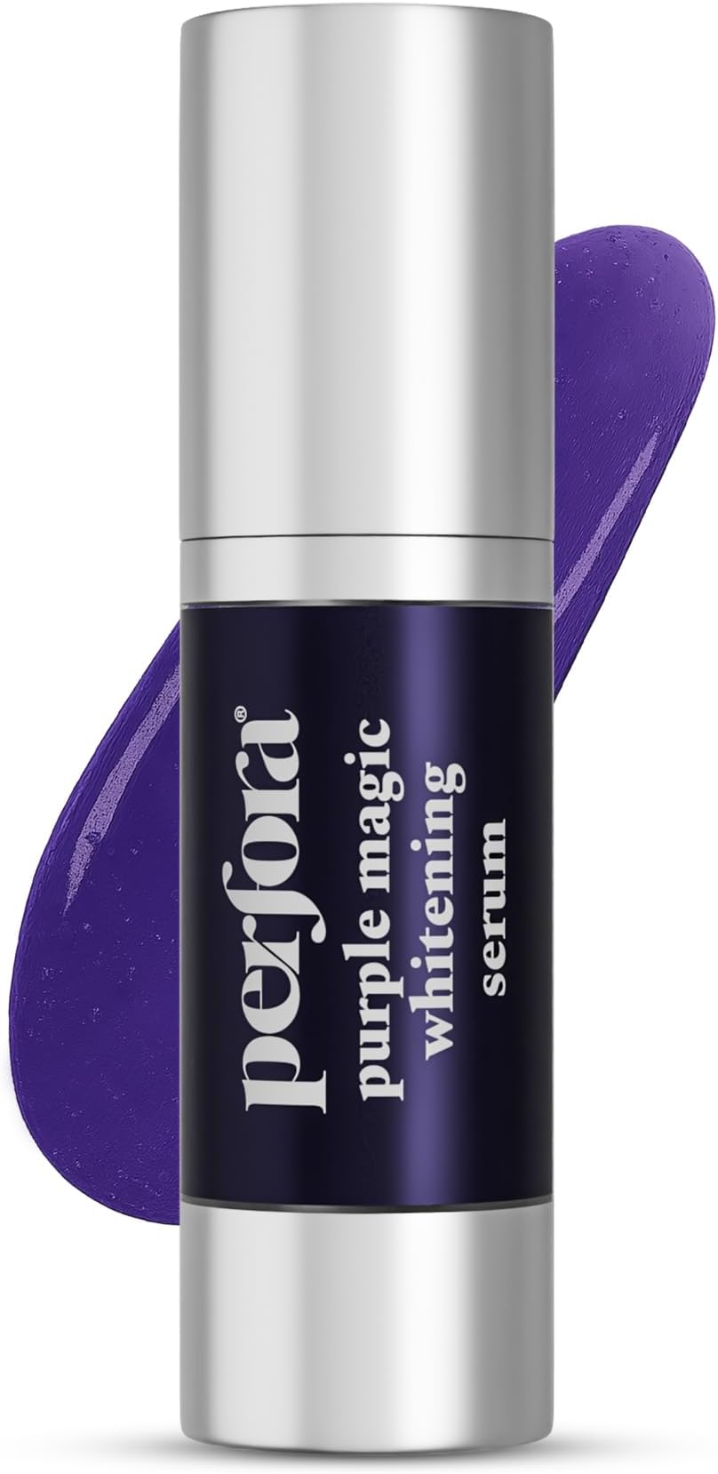 Perfora Purple Teeth Whitening Toothpaste Serum | Color Corrector Purple Toothpaste | Tooth Stain Removal | Enamel Safe & Effective Teeth Whitener | Apple Peach Flavor - 30 Millilitre