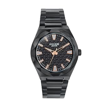 Sonata Poze 9 with Quartz Analog with Sheet Metal Strap Watch for Men