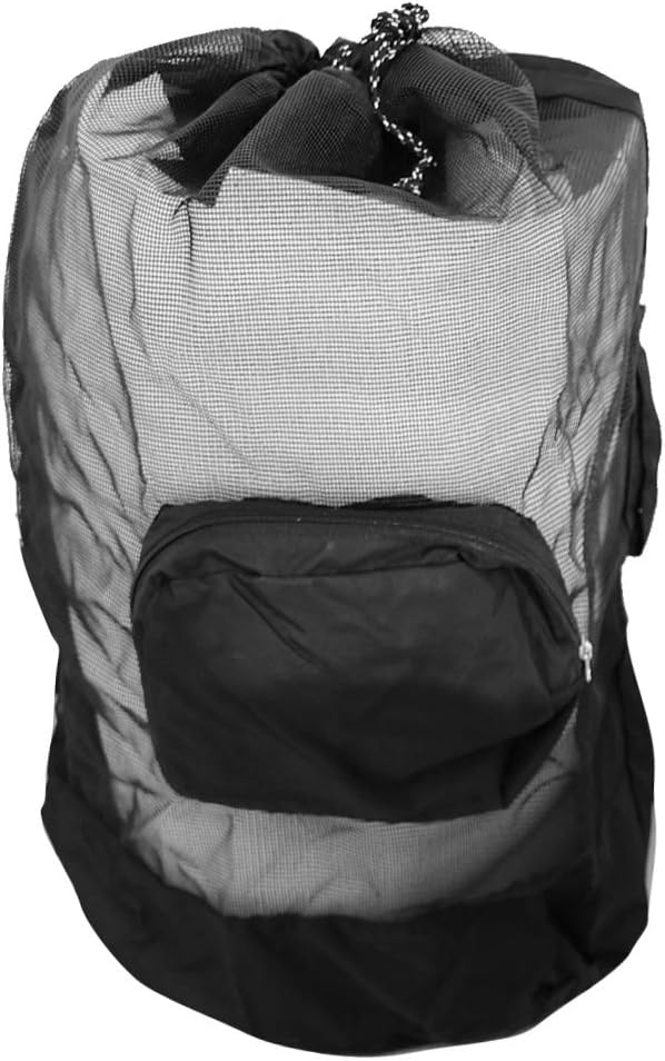 weight Scuba Diving Mesh Backpack with Adjustable Straps - for Snorkeling, Diving, Water Sports - Mesh Duffel Bag with Quick Drainage - Dive Bag for Storage and Transport