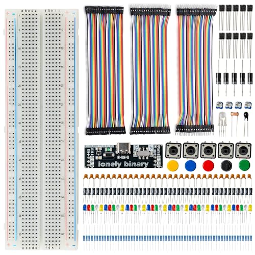 LONELY BINARY Electronics Starter Kit 400+ Pieces for Arduino