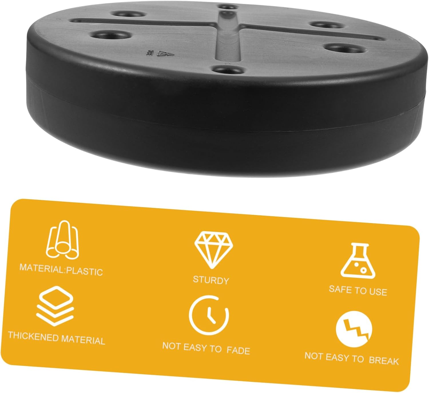 KESYOO 1 Set Outdoor Patio Heater Base Weight Box Movable Accessory for Stability and Support for Outdoor Events and Gatherings Built from Durable Material for Use