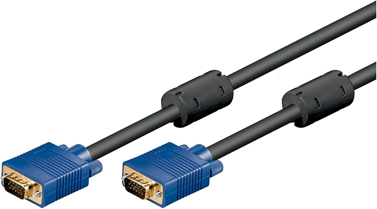 Wentronic 5m XGA SVGA 500 Monitor Cable - Black