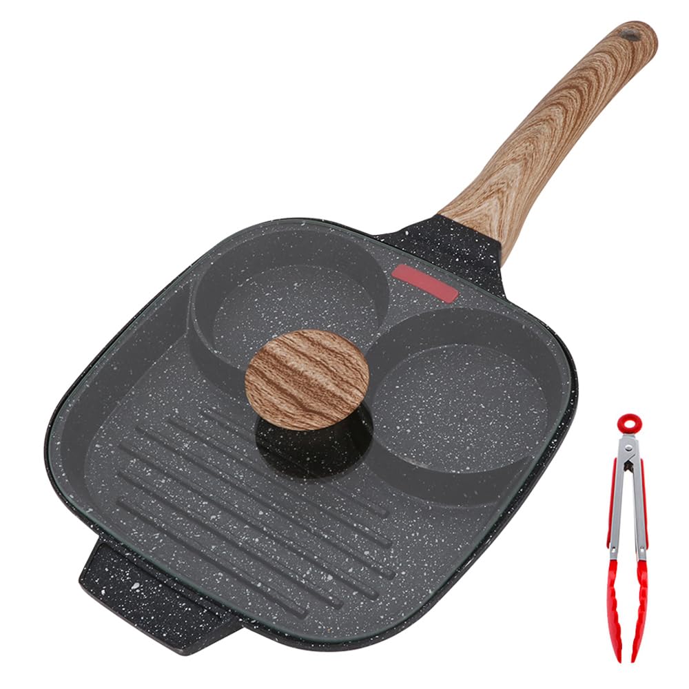 Bobikuke Pancake Pfanne Induktion 4 Loch, Spiegeleipfanne An
