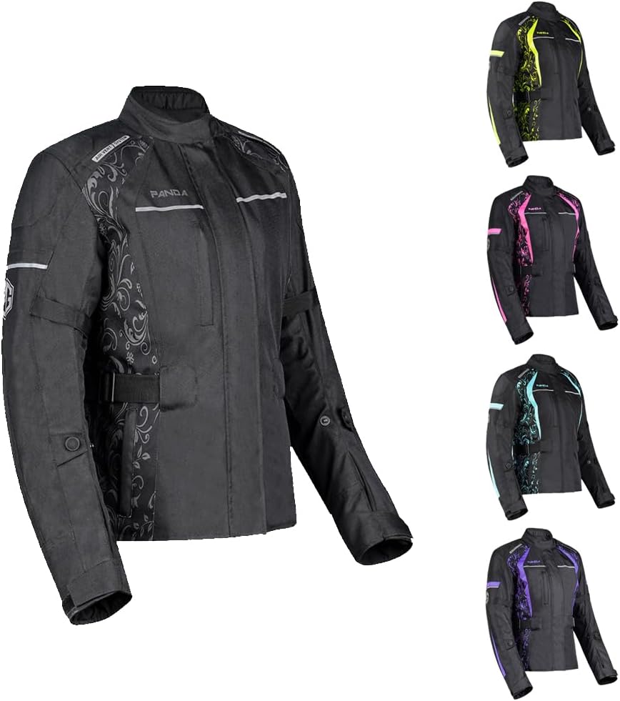 Motorcycle Jacket for Women All Season Impact Armored Enduro Dual Sports Touring Bikers ATV Motorbike Jacket