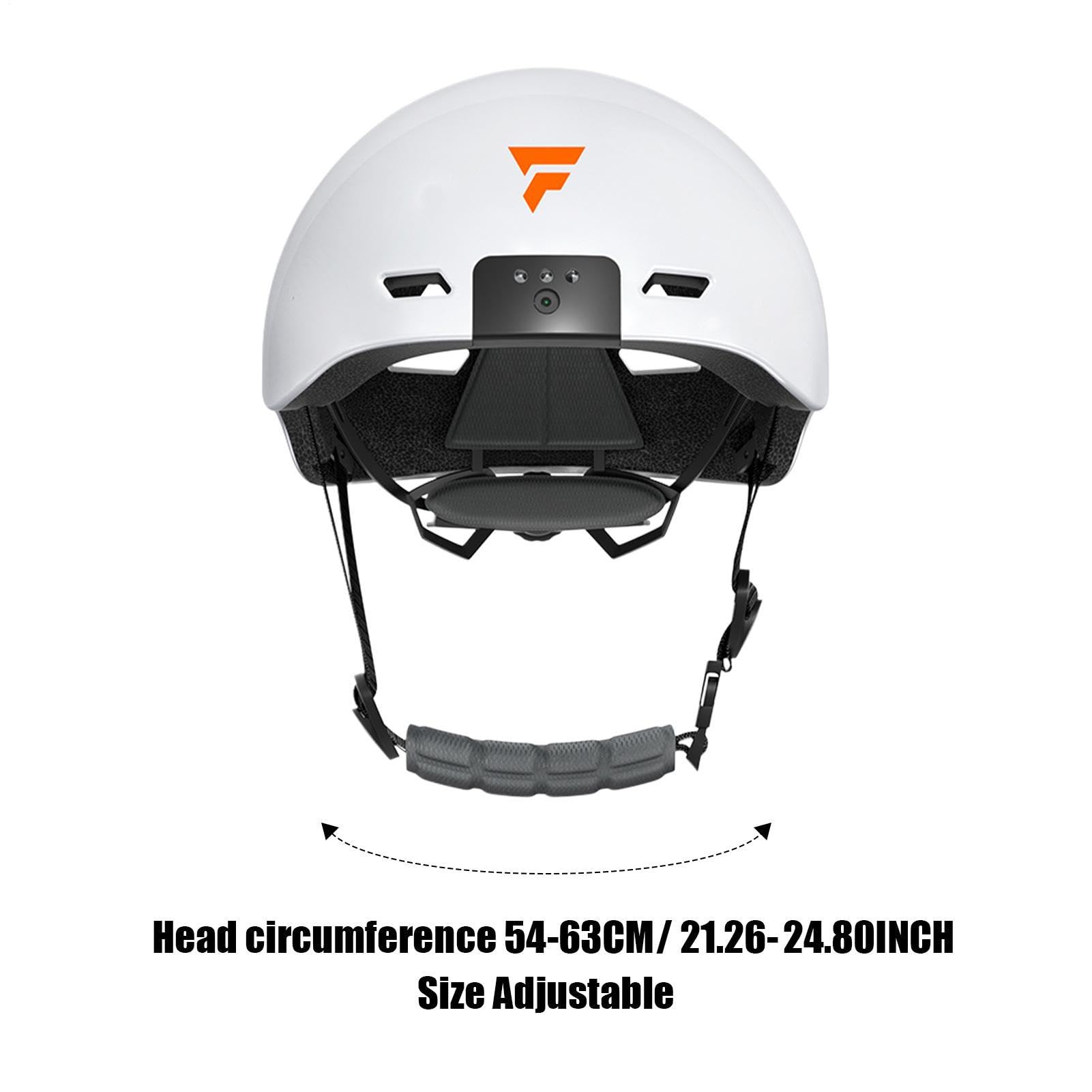 Smart Cycle Tnogear, Smart Cycling Headgear Resistencia de Choque Riding | Equipo de ciclismo de protección de la cabeza con luz delantera y trasera para hombres mujeres