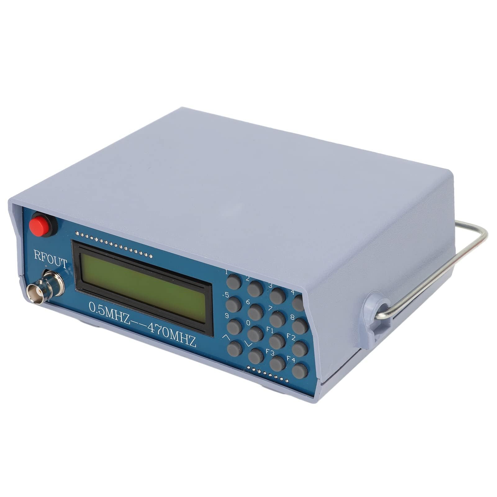 Generatore di Segnale Interfono Radio FM PM AM ABS 0.5M-470MHz Generatore di Segnale Tester Misuratore di Frequenza da -70 a 132dBm