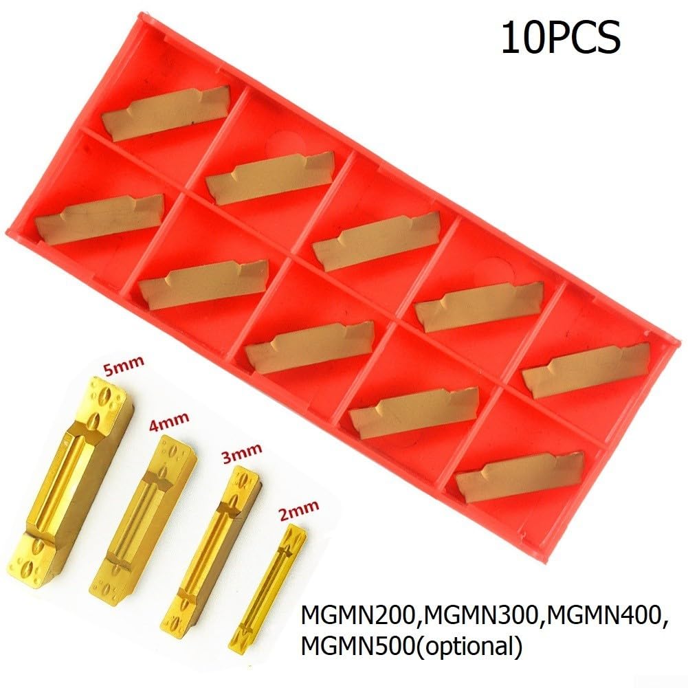 MGMN200 MGMN300 MGMN400 MGMN500 NC3020 Lame scanalate in carburo per lavorazione tornio con forte resistenza all'usura e (MGMN400)