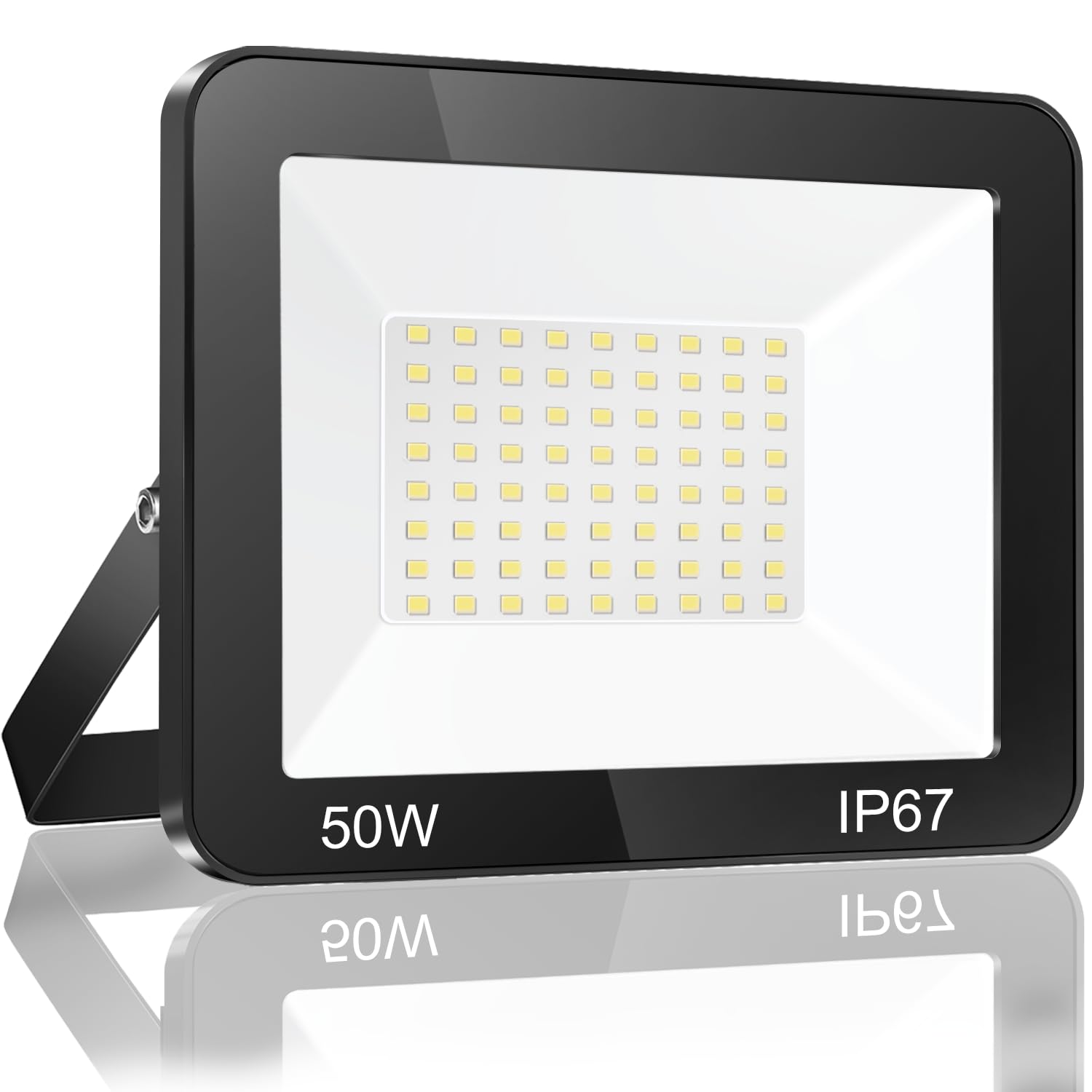 VRTOGTHE Outdoor LED Floodlight, 50 W – 5000 LM Outdoor LED Spotlight, 7000 K Cool White Outdoor Lighting, IP67 Waterproof LED Security Lighting For Factories, Workshops, Lands, Garages - View #9
