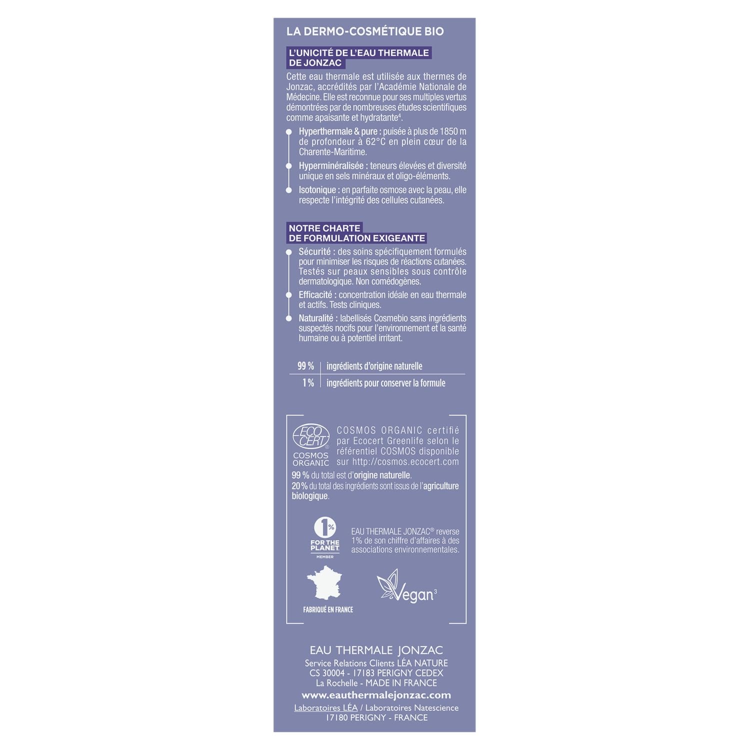 EAU THERMALE JONZAC - Sérum Visage Anti-Rides Éclat Lissant Hyalu Activ C Bio - 99% d'origine naturelle - Flacon pompe 30 mL - Fabriqué en France