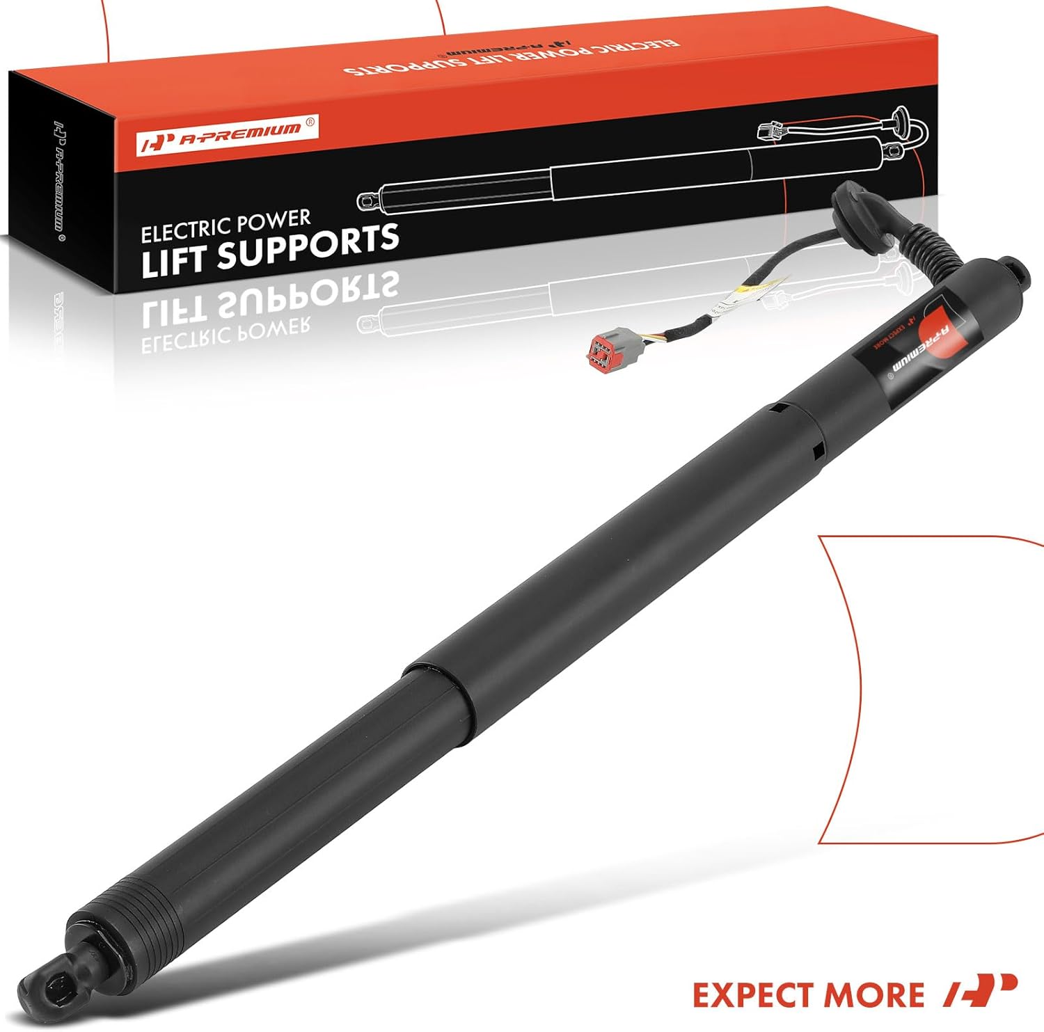 A-Premium Rear Left or Right Power Lift Support Shock Strut Compatible with Ford Explorer 2020-2024, Police Interceptor Utility 2019