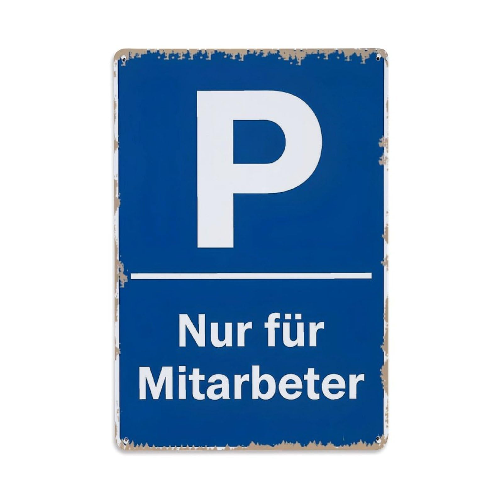 Jdfenggu Vintage Parking Sign For Employees Only Retro Metal Tin Sign, Metal Poster For Bar, Home, Man Cave, Kitchen, Laundry Room Art Decor 8X12 Inch