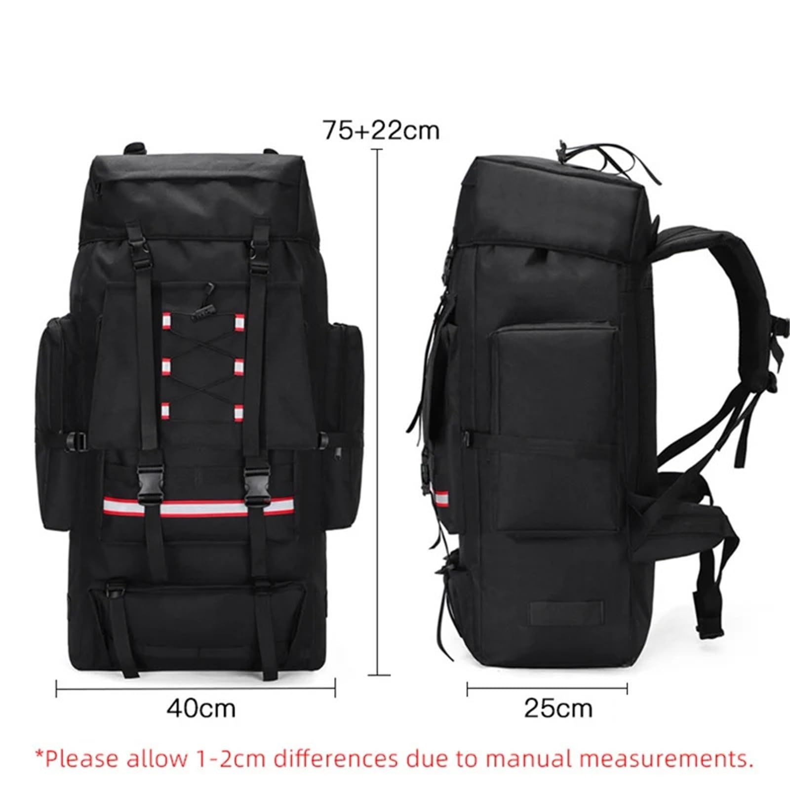Outdoor-Rucksack 130L Wandern Camping Rucksack Reise Große Gepäck Tasche Männer Trekking Outdoor Sports Pack for Big Bag