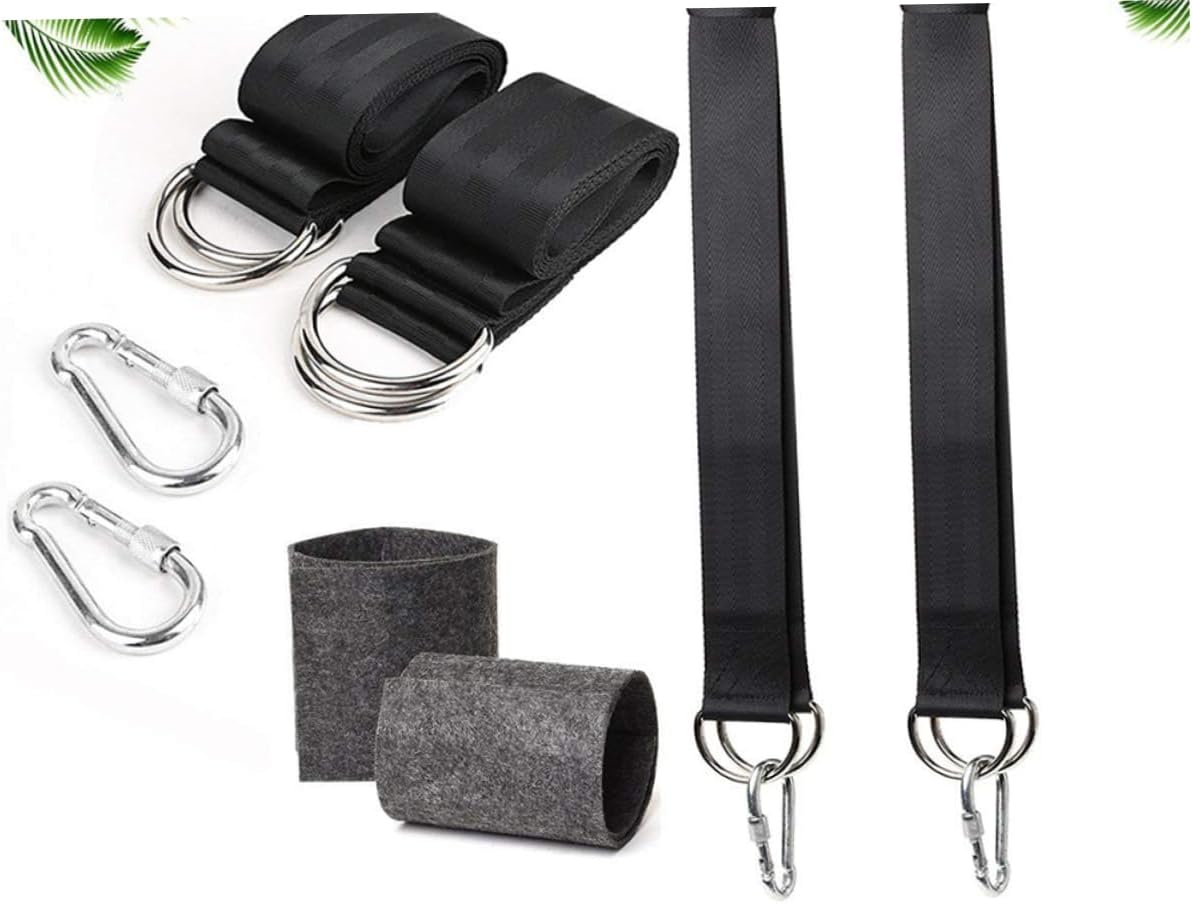 2pcs Outdoor Hammock Straps with Thick Protective Pads Tree Hanging Bands for Camping Lightweight and Easy to Use for Outdoor Adventures