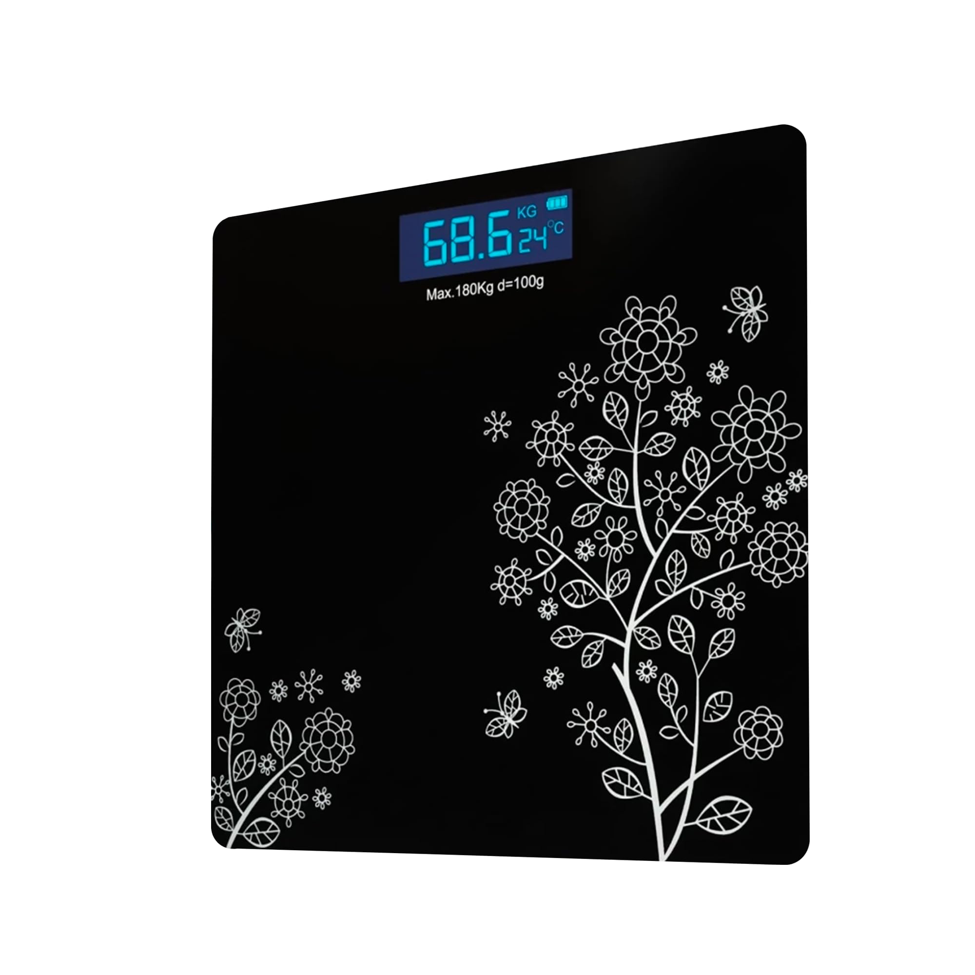 Flora Digital Weight Scale for body weight, LCD Panel, Electronic Weighing scale with thick tempered glass, High Precision Sensors accurate weight machine-image-27
