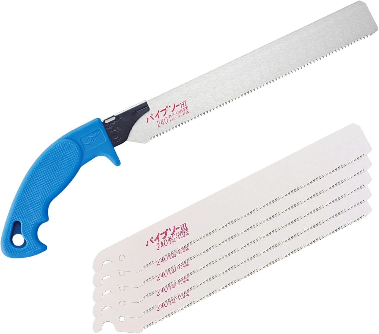 Zsaw Pipe Saw 240 with 5 Replacement Blades Set, English Replacement